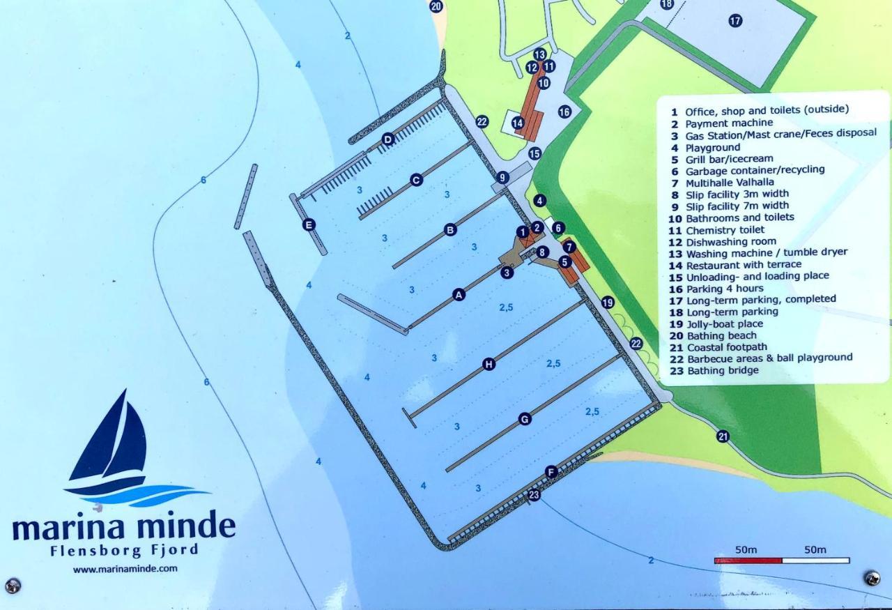 Hausboot-Lafe Flensburger Foerde Hotel Egernsund Eksteriør billede